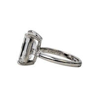 5ct エメラルドカットダイヤモンドリング