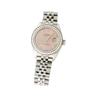 ロレックス　デイトジャスト　レディース　ピンク文字盤　ジュビリー　ROLEX