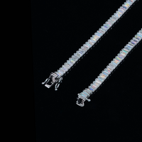 BABY TRAX - モアサナイト バケット ブレスレット 5MM 18.3CM 15.2g