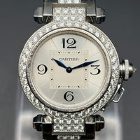 CARTIER カルティエ パシャ 2813 WG ダイヤベゼル
