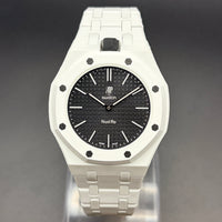 SWATCH × AUDEMARS PIGUET スウォッチ × オーデマピゲ ロイヤルポップ ホワイト 社外セラミックベルト