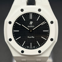 SWATCH × AUDEMARS PIGUET スウォッチ × オーデマピゲ ロイヤルポップ ホワイト 社外セラミックベルト