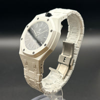SWATCH × AUDEMARS PIGUET スウォッチ × オーデマピゲ ロイヤルポップ ホワイト 社外セラミックベルト