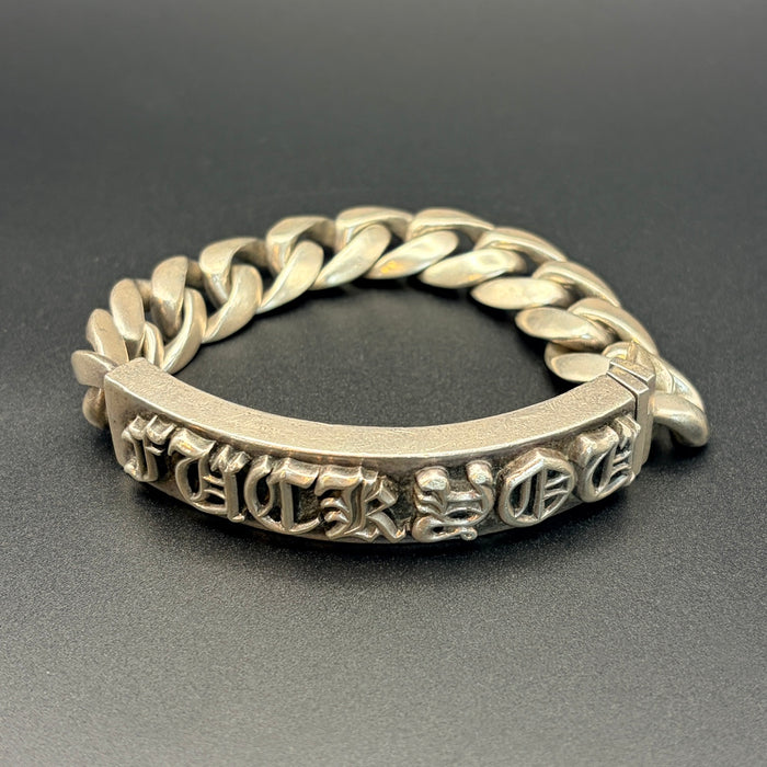 CHROME HEARTS クロムハーツ シルバー925 IDブレスレット
