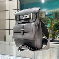 HERMES エルメス アッカド PM トゴー ダークブラウン G刻印 シルバー金具