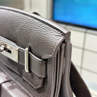 HERMES エルメス アッカド PM トゴー ダークブラウン G刻印 シルバー金具