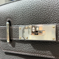 HERMES エルメス アッカド PM トゴー ダークブラウン G刻印 シルバー金具