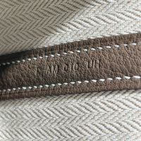 HERMES エルメス ガーデンパーティー ネオ ブラウン エトゥープ トゴ K刻印 シルバー金具