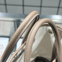 HERMES エルメス ガーデンパーティー ネオ ブラウン エトゥープ トゴ K刻印 シルバー金具